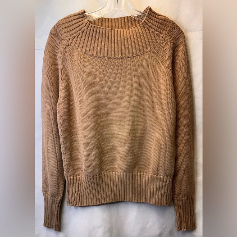 GAP Women's Camel Cowl Neck Sweater